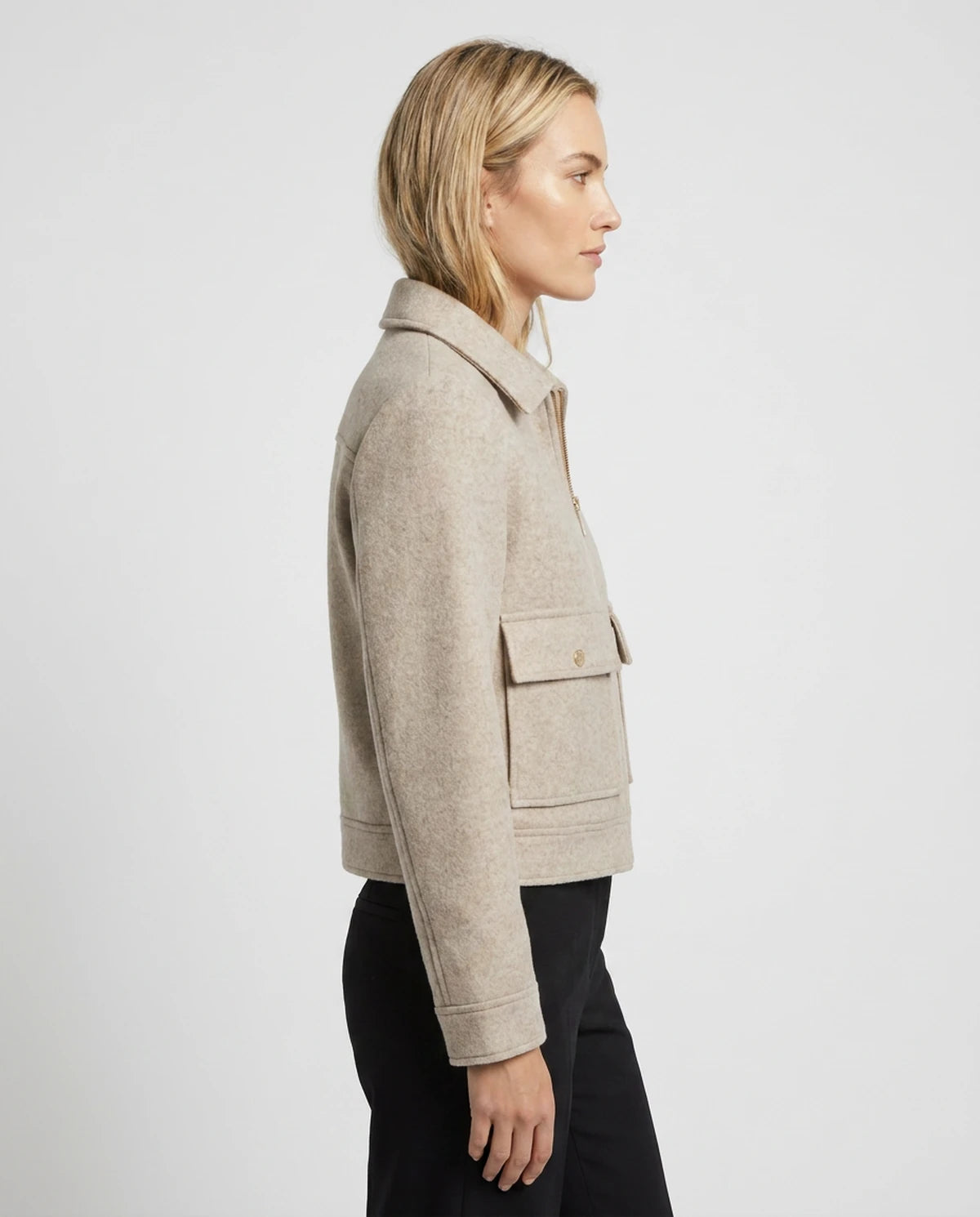 Renata Coat — Khaki | SKU: SD-61856-khaki-XS,SD-61856-khaki-S,SD-61856-khaki-M,SD-61856-khaki-L