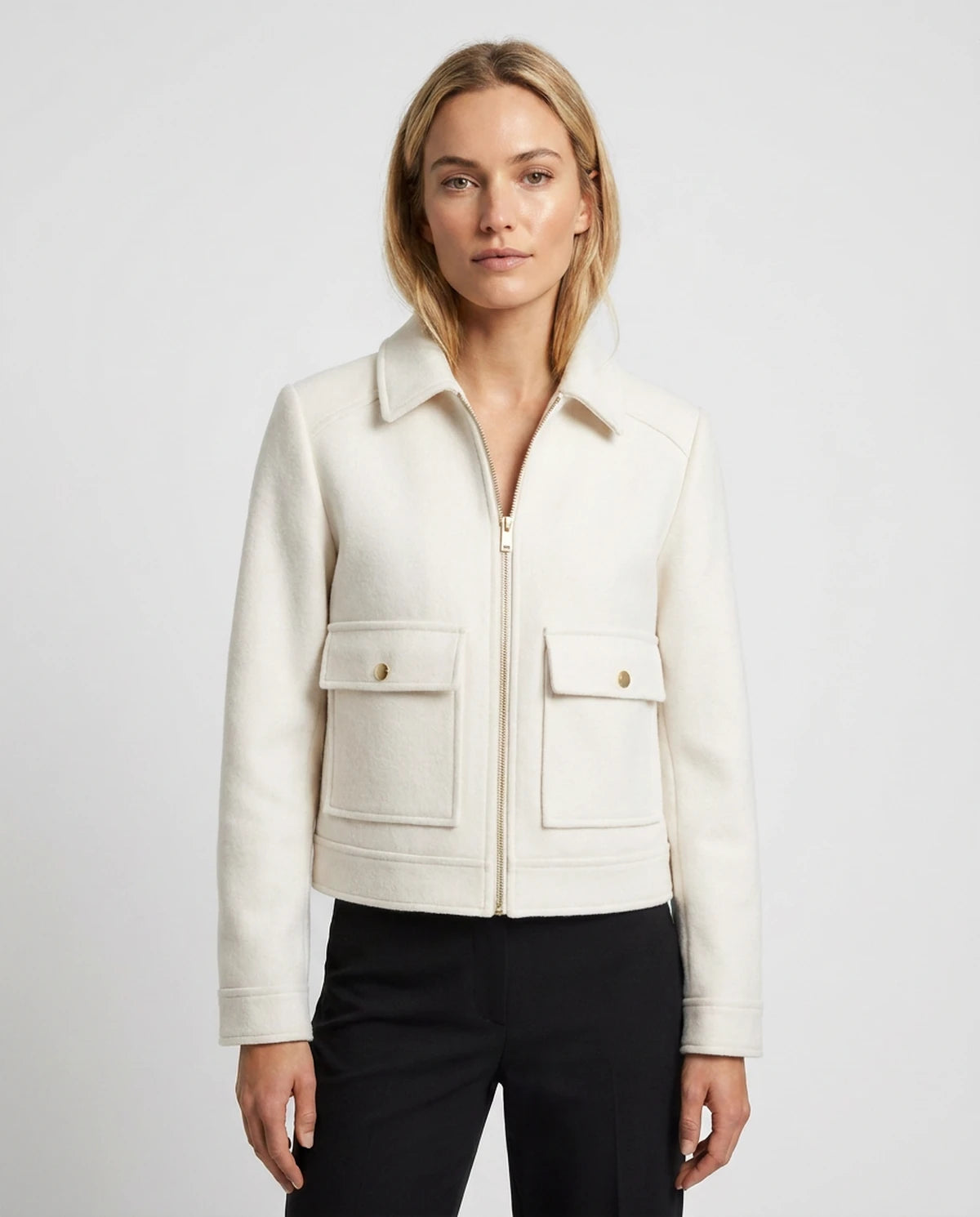 Renata Coat — White