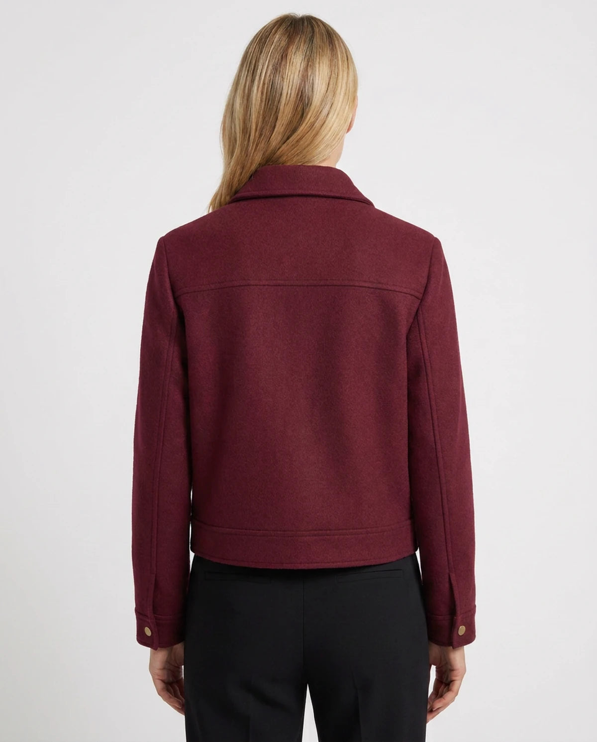 Renata Coat — Wine | SKU: SD-61856-wine-XS,SD-61856-wine-S,SD-61856-wine-M,SD-61856-wine-L