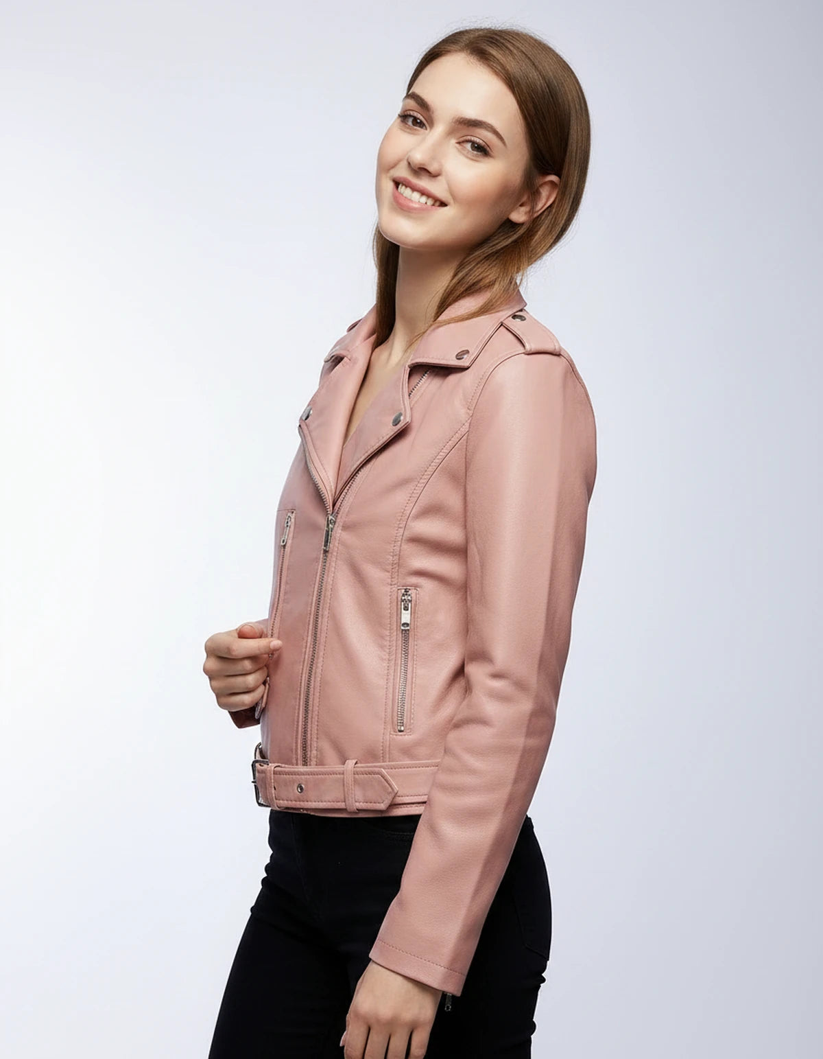 Rosemarie Coat — Pink | SKU: SD-71223-pink-XS,SD-71223-pink-S,SD-71223-pink-M,SD-71223-pink-L,SD-71223-pink-XL,SD-71223-pink-2XL