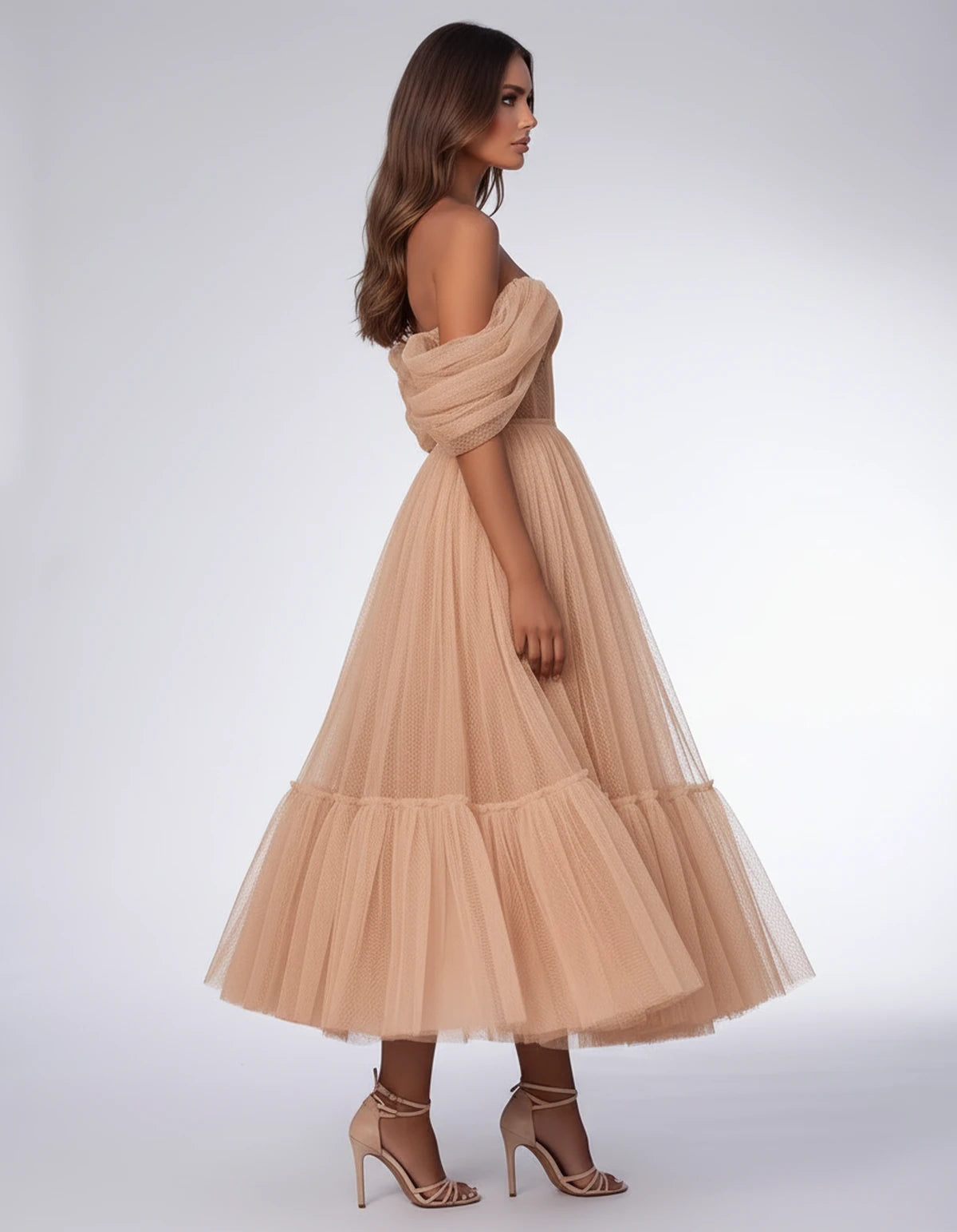 Severine Midi Dresses — Fresh Pink | SKU: SD-31681-freshpink-2,SD-31681-freshpink-4,SD-31681-freshpink-6,SD-31681-freshpink-8,SD-31681-freshpink-10,SD-31681-freshpink-12,SD-31681-freshpink-14,SD-31681-freshpink-16,SD-31681-freshpink-16W,SD-31681-freshpink-18W,SD-31681-freshpink-20W,SD-31681-freshpink-22W