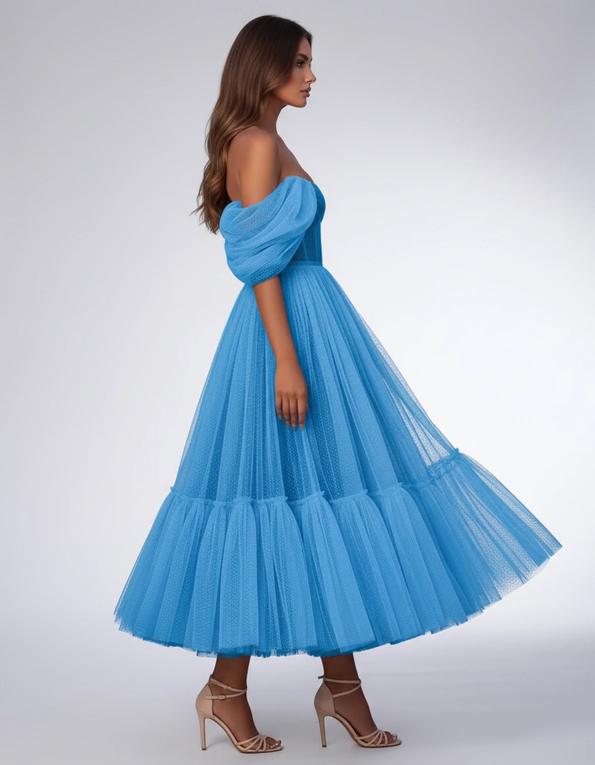 Severine Midi Dresses — Ocean Blue | SKU: SD-31681-oceanblue-2,SD-31681-oceanblue-4,SD-31681-oceanblue-6,SD-31681-oceanblue-8,SD-31681-oceanblue-10,SD-31681-oceanblue-12,SD-31681-oceanblue-14,SD-31681-oceanblue-16,SD-31681-oceanblue-16W,SD-31681-oceanblue-18W,SD-31681-oceanblue-20W,SD-31681-oceanblue-22W
