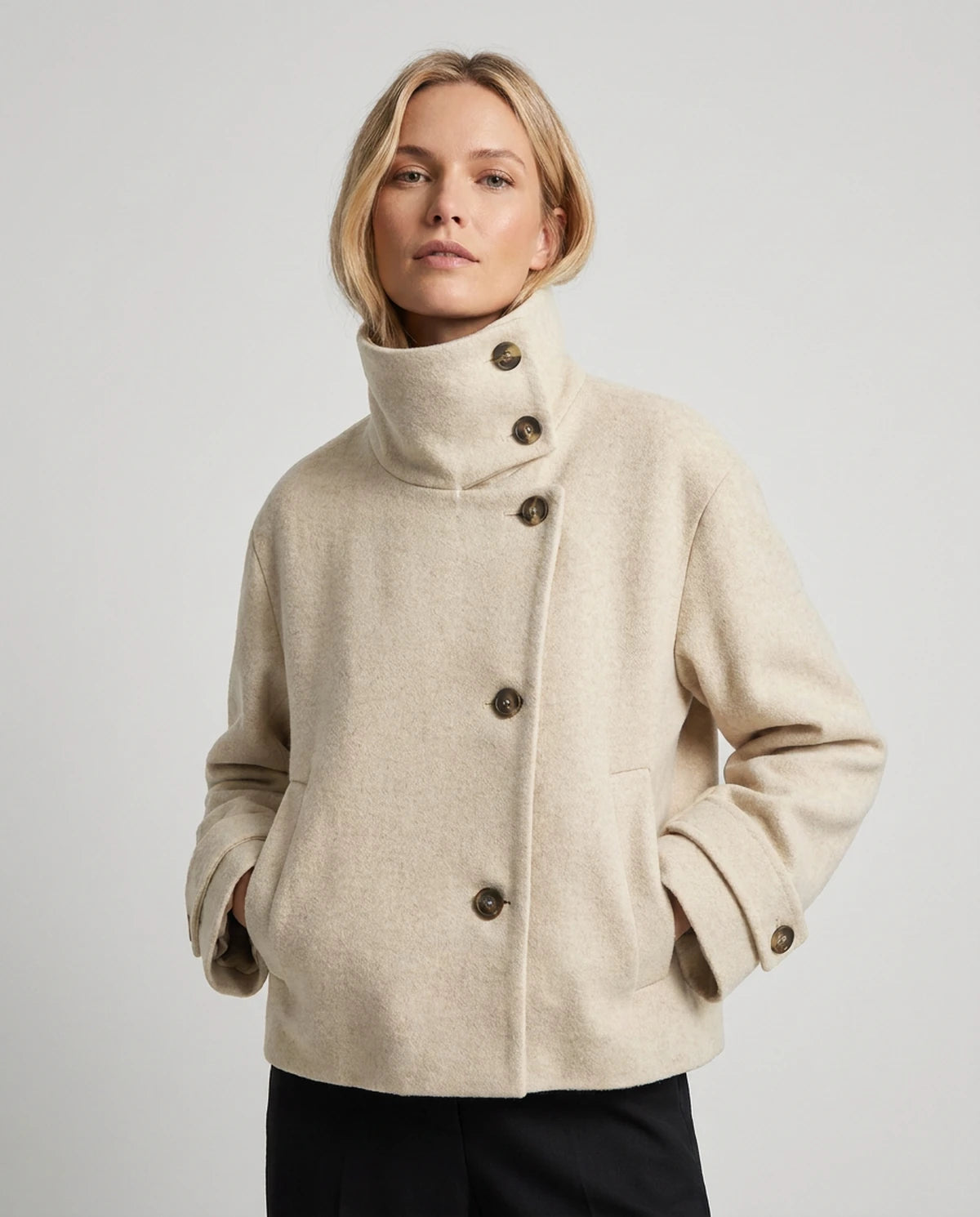 Sidonie Coat — Khaki