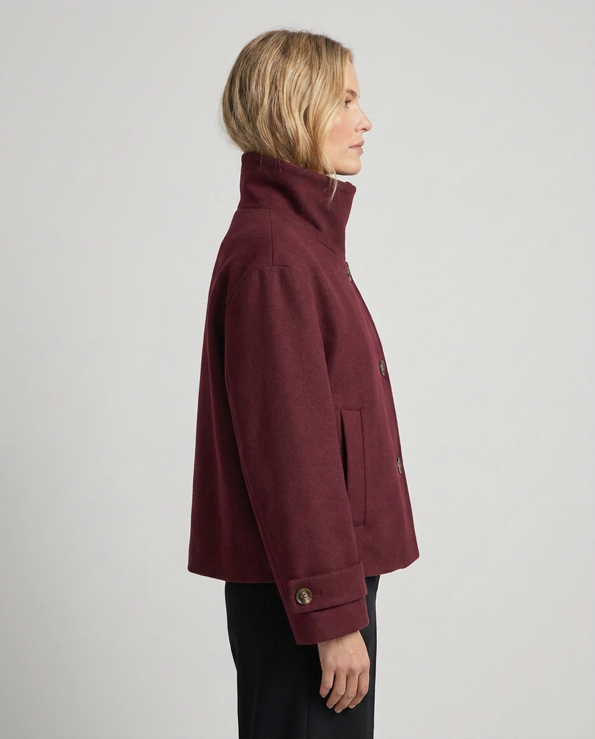 Sidonie Coat — Red | SKU: SD-11311-red-XS,SD-11311-red-S,SD-11311-red-M,SD-11311-red-L