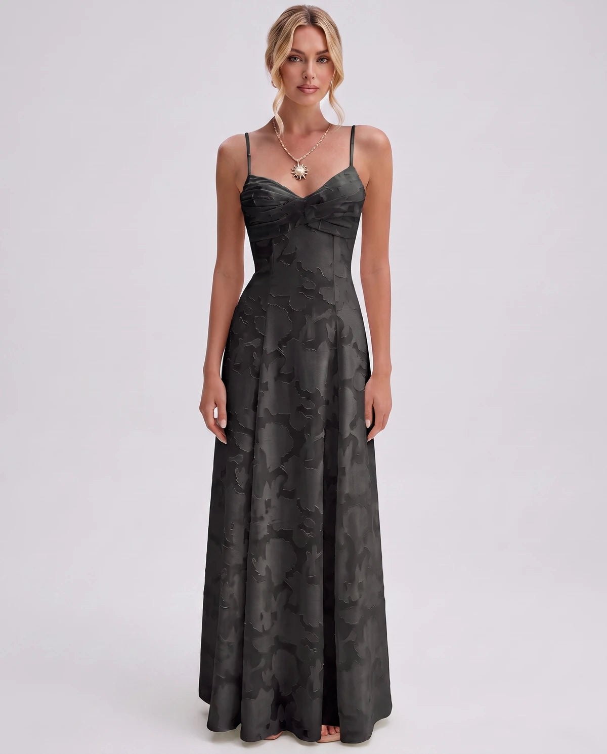 Sylvaine Maxi Dress — Black
