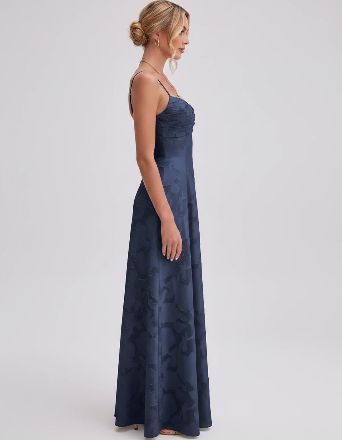 Sylvaine Maxi Dress — Navy | SKU: SD-93117-navy-2,SD-93117-navy-4,SD-93117-navy-6,SD-93117-navy-8,SD-93117-navy-10,SD-93117-navy-12,SD-93117-navy-14,SD-93117-navy-16,SD-93117-navy-16W,SD-93117-navy-18W,SD-93117-navy-20W,SD-93117-navy-22W