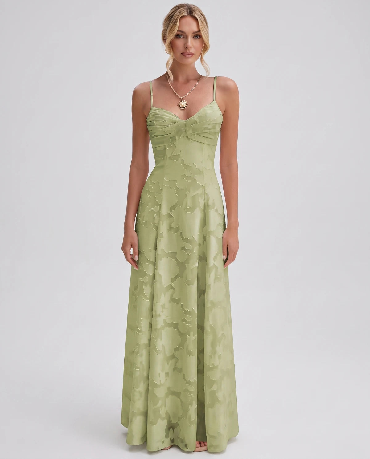 Sylvaine Maxi Dress — Sage Green