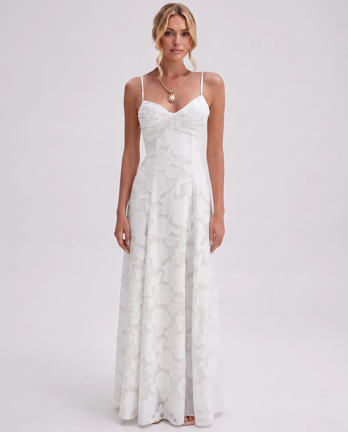 Sylvaine Maxi Dress — White