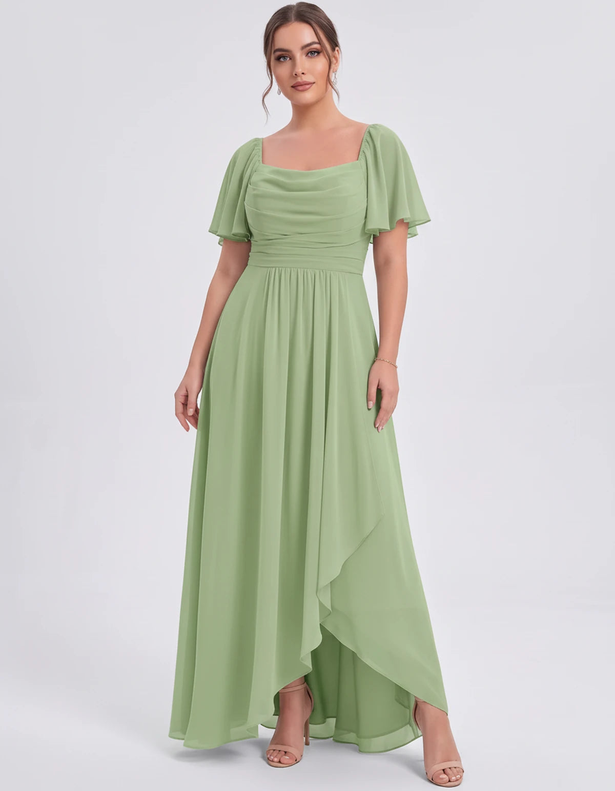Sylviane Maxi Dress — Dusty Sage | SKU: SD-90380-dustysage-2,SD-90380-dustysage-4,SD-90380-dustysage-6,SD-90380-dustysage-8,SD-90380-dustysage-10,SD-90380-dustysage-12,SD-90380-dustysage-14,SD-90380-dustysage-16,SD-90380-dustysage-16W,SD-90380-dustysage-18W,SD-90380-dustysage-20W,SD-90380-dustysage-22W