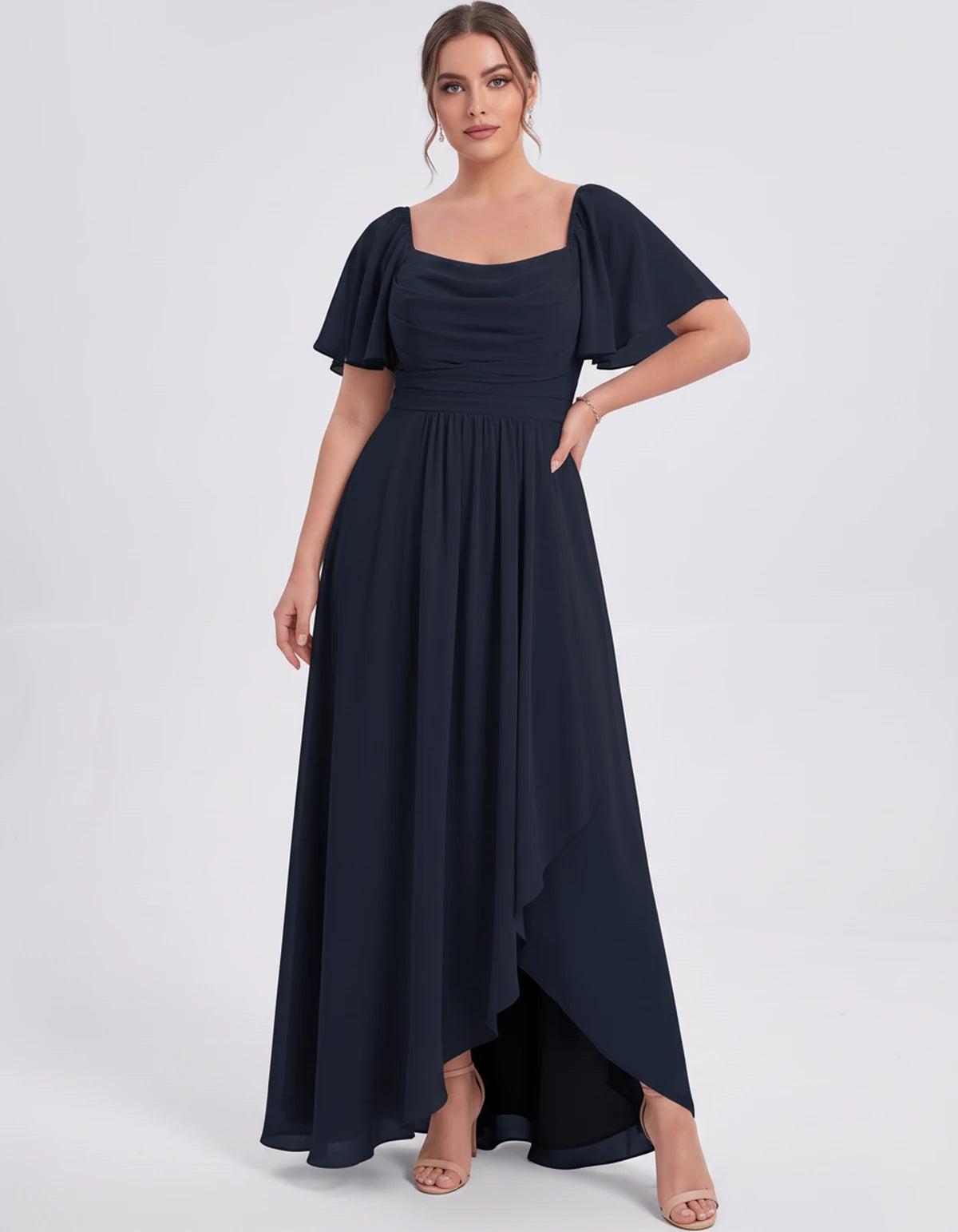 Sylviane Maxi Dress — Navy | SKU: SD-90380-navy-2,SD-90380-navy-4,SD-90380-navy-6,SD-90380-navy-8,SD-90380-navy-10,SD-90380-navy-12,SD-90380-navy-14,SD-90380-navy-16,SD-90380-navy-16W,SD-90380-navy-18W,SD-90380-navy-20W,SD-90380-navy-22W