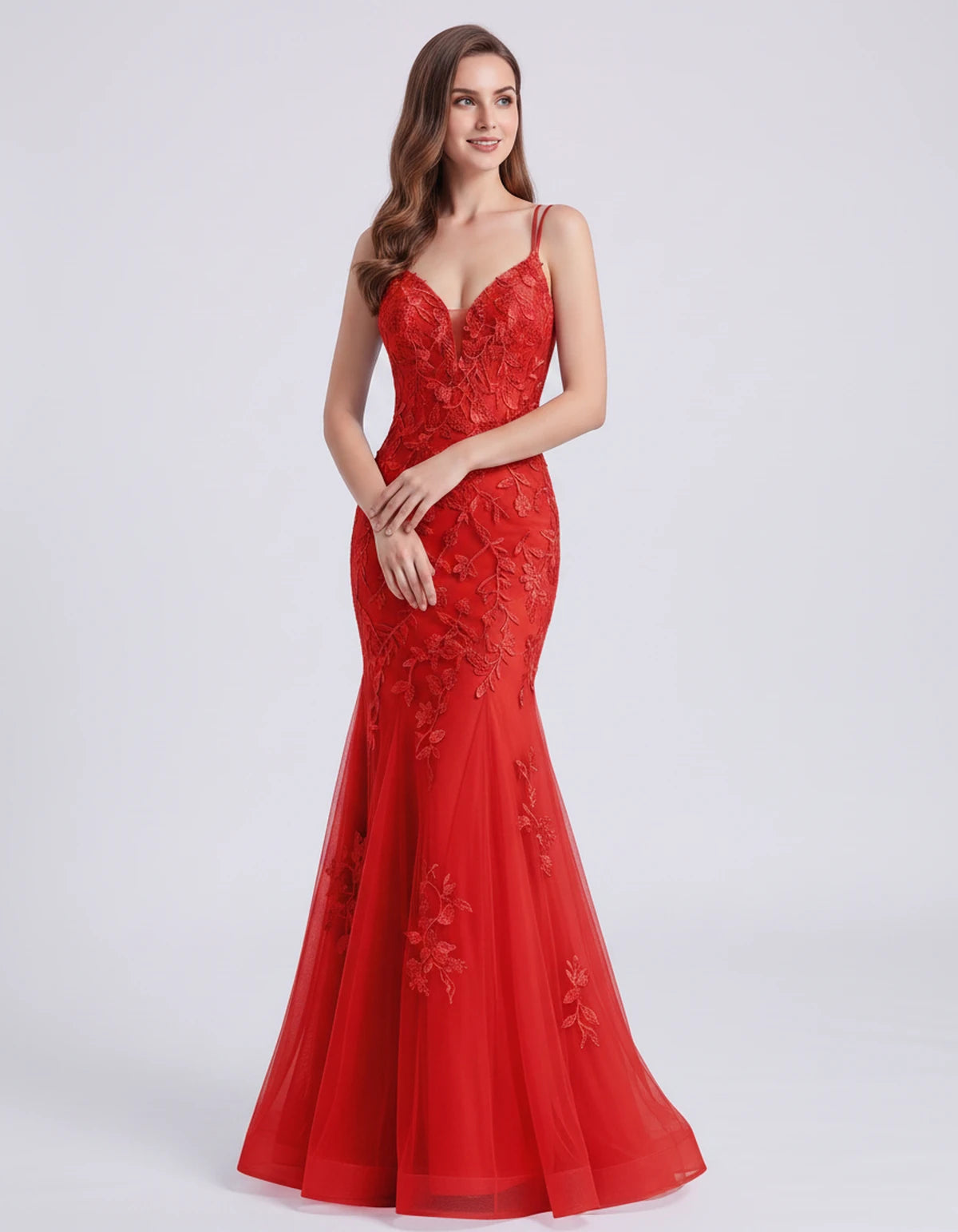 Tanzania Maxi Dress — Red | SKU: SD-29218-red-2,SD-29218-red-4,SD-29218-red-6,SD-29218-red-8,SD-29218-red-10,SD-29218-red-12,SD-29218-red-14,SD-29218-red-16,SD-29218-red-16W,SD-29218-red-18W,SD-29218-red-20W,SD-29218-red-22W