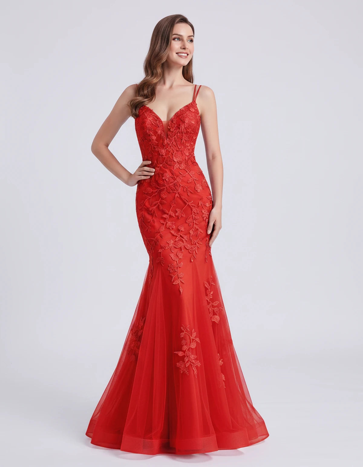 Tanzania Maxi Dress — Red | SKU: SD-29218-red-2,SD-29218-red-4,SD-29218-red-6,SD-29218-red-8,SD-29218-red-10,SD-29218-red-12,SD-29218-red-14,SD-29218-red-16,SD-29218-red-16W,SD-29218-red-18W,SD-29218-red-20W,SD-29218-red-22W