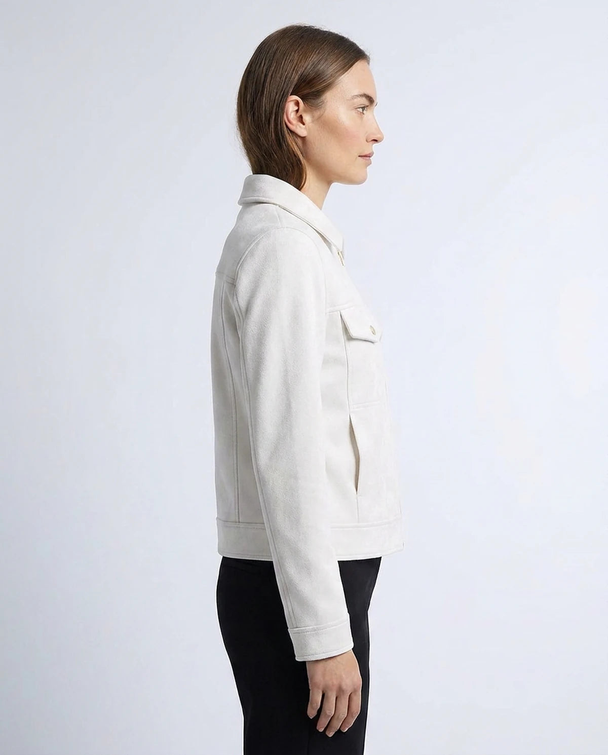 Tourmaline Coat — White | SKU: SD-77575-white-XS,SD-77575-white-S,SD-77575-white-M,SD-77575-white-L