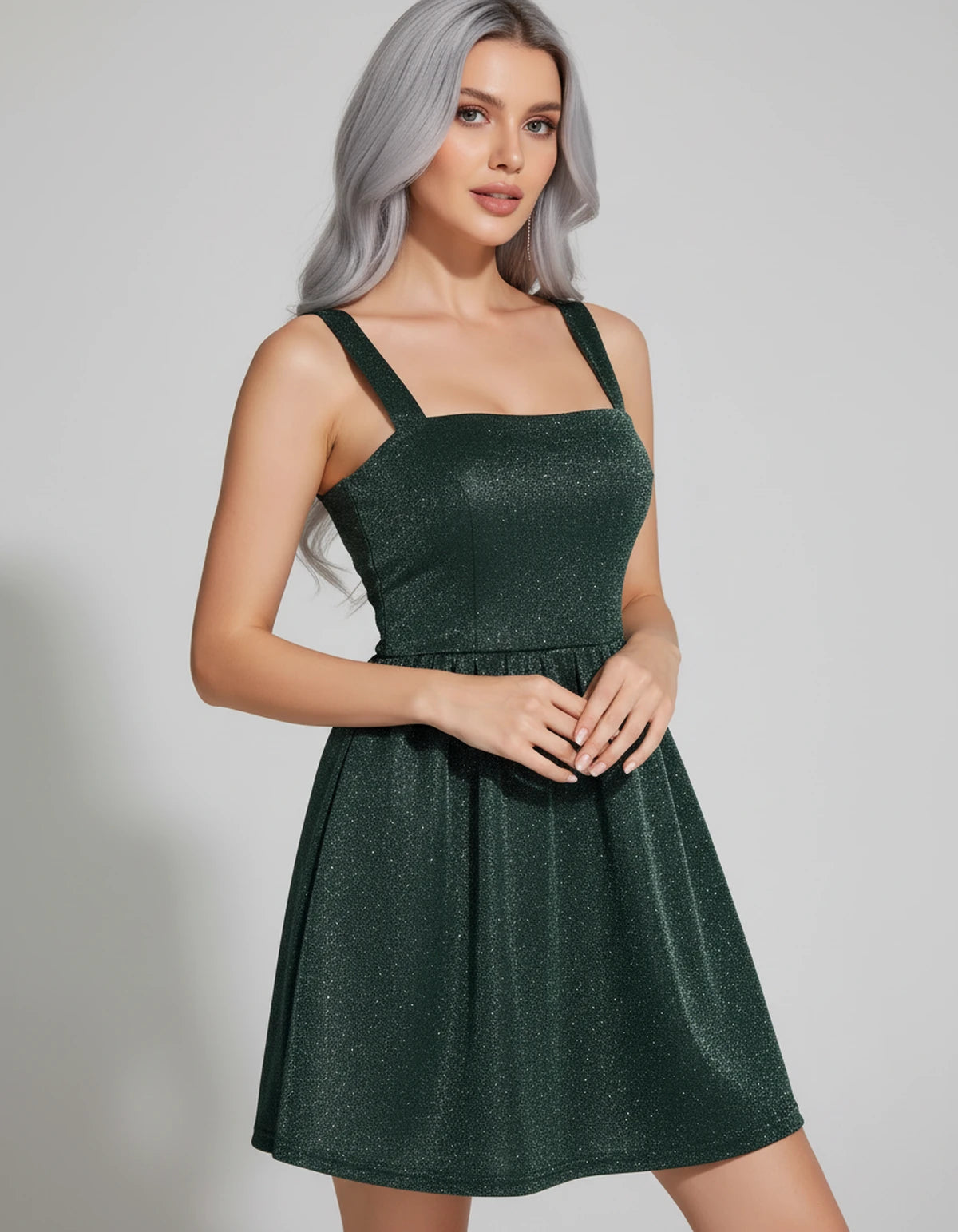 Tramontane Mini Dress — Emerald Green | SKU: SD-44246-emeraldgreen-2,SD-44246-emeraldgreen-4,SD-44246-emeraldgreen-6,SD-44246-emeraldgreen-8,SD-44246-emeraldgreen-10,SD-44246-emeraldgreen-12,SD-44246-emeraldgreen-14,SD-44246-emeraldgreen-16,SD-44246-emeraldgreen-16W,SD-44246-emeraldgreen-18W,SD-44246-emeraldgreen-20W