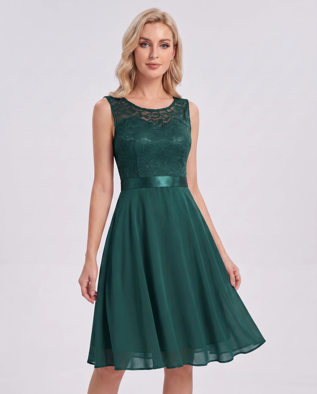 Trelawny Mini Dress — Dark Green | SKU: SD-75946-darkgreen-XS,SD-75946-darkgreen-S,SD-75946-darkgreen-M,SD-75946-darkgreen-L,SD-75946-darkgreen-XL