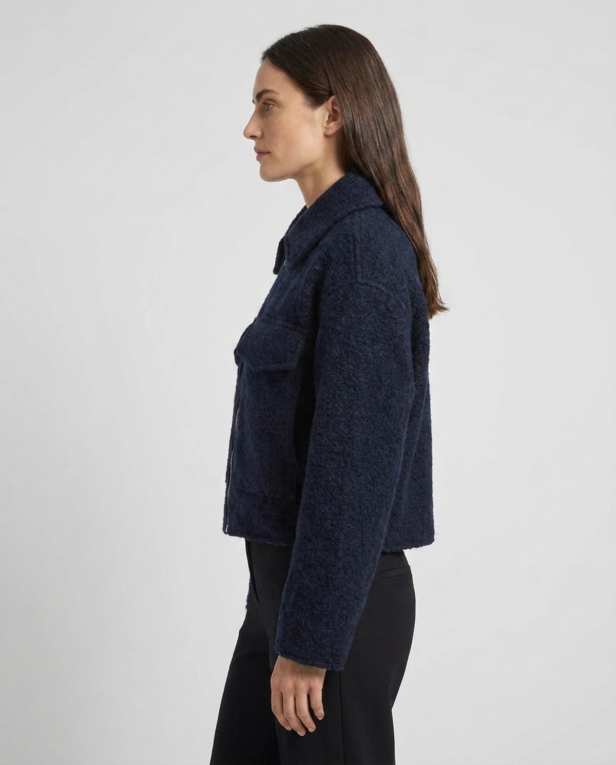 Ulyssa Coat — Navy | SKU: SD-53959-navy-XS,SD-53959-navy-S,SD-53959-navy-M,SD-53959-navy-L
