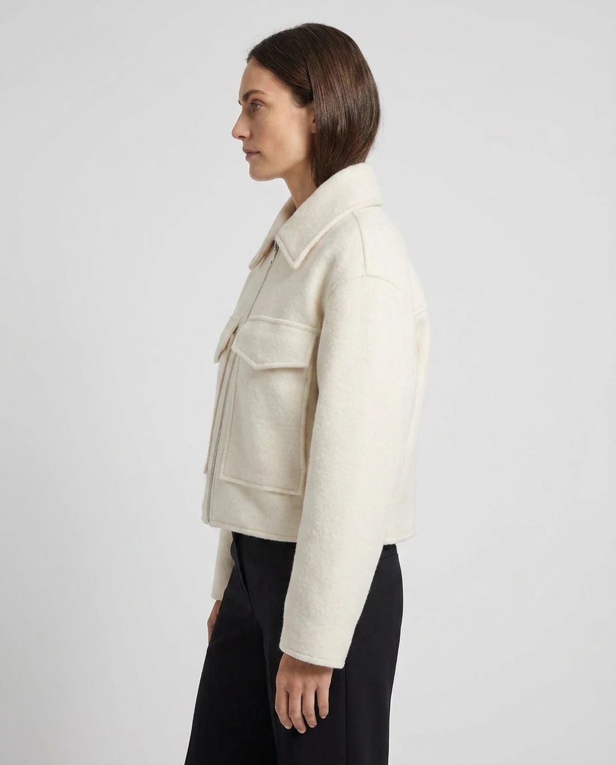 Ulyssa Coat — White | SKU: SD-53959-white-XS,SD-53959-white-S,SD-53959-white-M,SD-53959-white-L