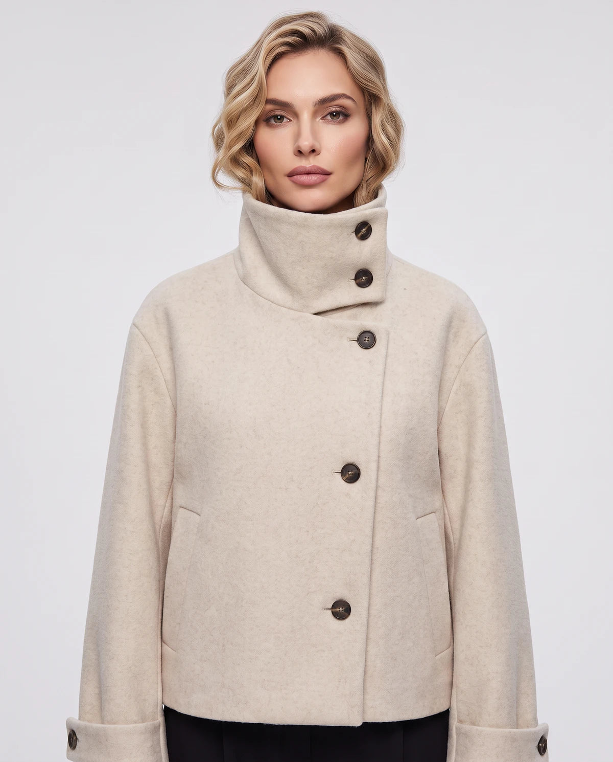 Valerienne Coat — Beige