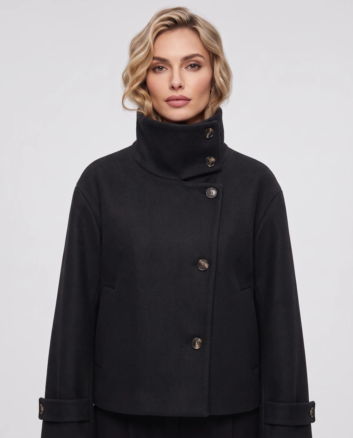Valerienne Coat — Black