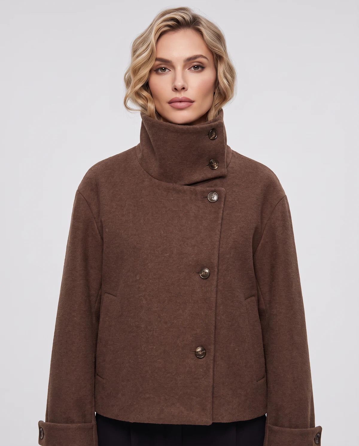 Valerienne Coat — Brown