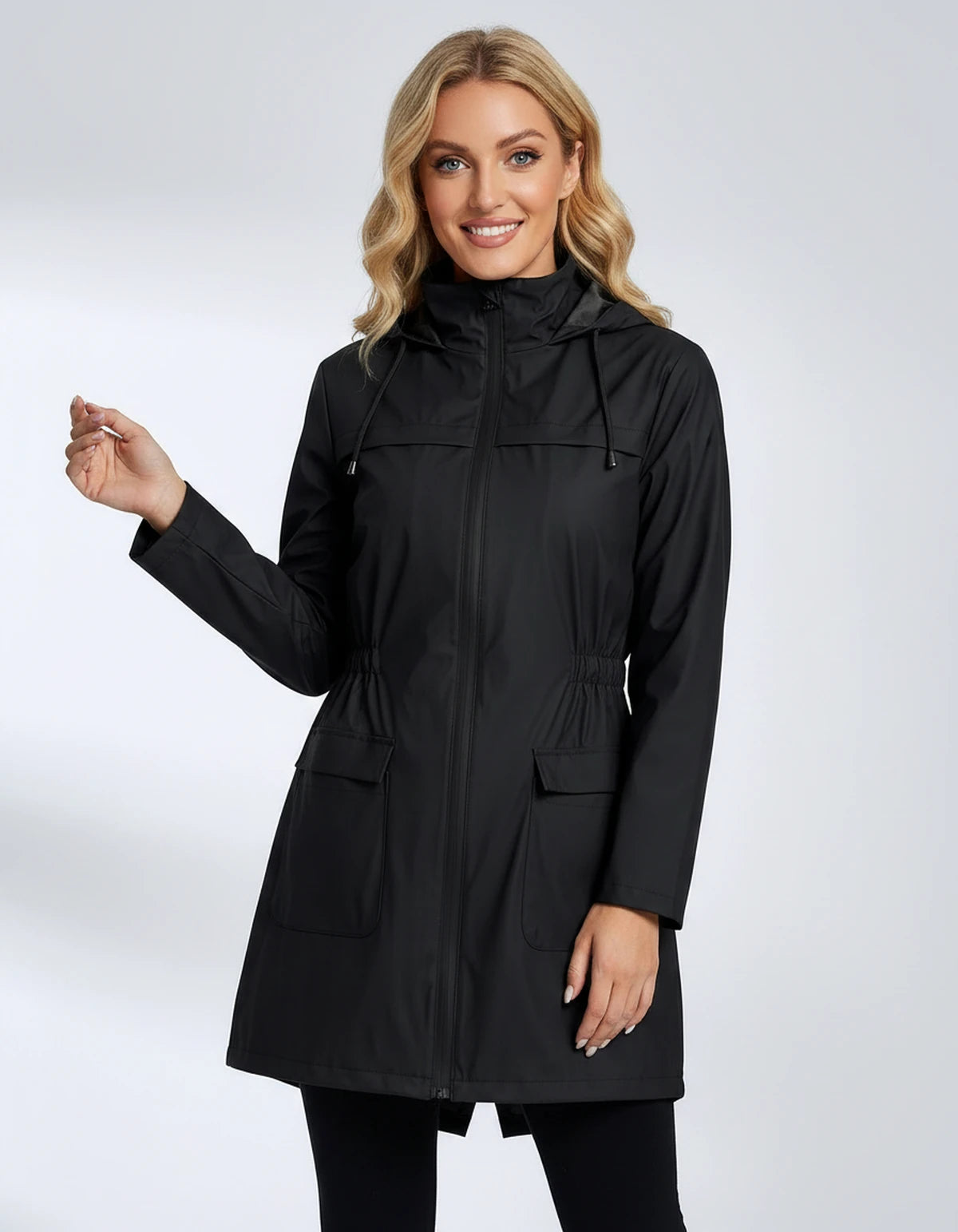 Vendela Coat — Black | SKU: SD-13173-black-XS,SD-13173-black-S,SD-13173-black-M,SD-13173-black-L,SD-13173-black-XL,SD-13173-black-2XL