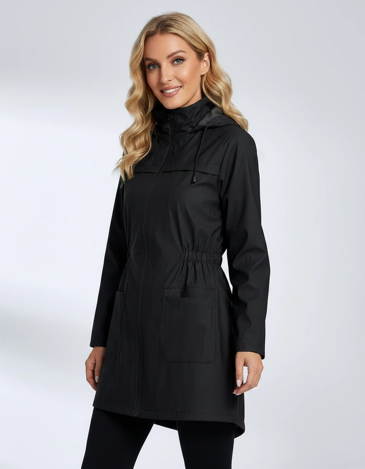 Vendela Coat — Black | SKU: SD-13173-black-XS,SD-13173-black-S,SD-13173-black-M,SD-13173-black-L,SD-13173-black-XL,SD-13173-black-2XL