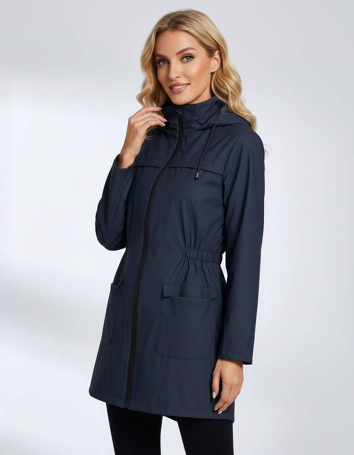 Vendela Coat — Navy Blue | SKU: SD-13173-navyblue-XS,SD-13173-navyblue-S,SD-13173-navyblue-M,SD-13173-navyblue-L,SD-13173-navyblue-XL,SD-13173-navyblue-2XL