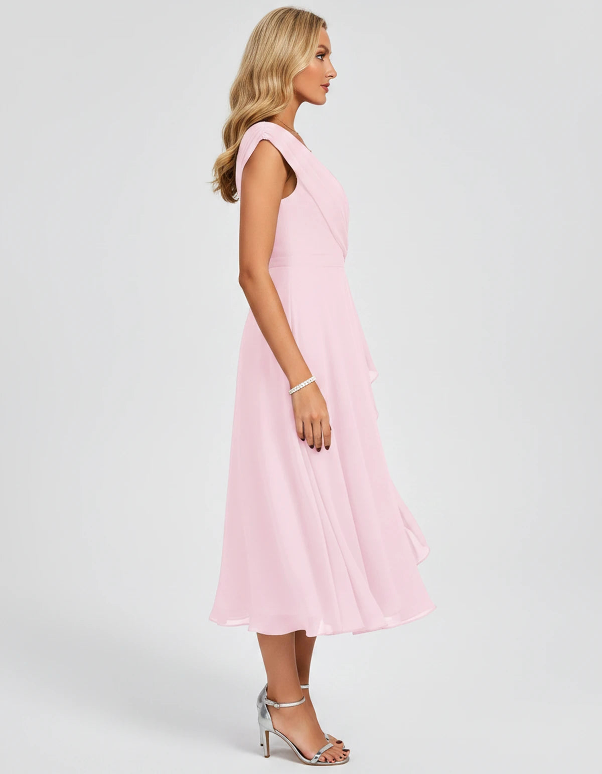 Verbena Midi Dresses — Pink | SKU: SD-10524-pink-2,SD-10524-pink-4,SD-10524-pink-6,SD-10524-pink-8,SD-10524-pink-10,SD-10524-pink-12,SD-10524-pink-14,SD-10524-pink-16,SD-10524-pink-16W,SD-10524-pink-18W,SD-10524-pink-20W,SD-10524-pink-22W