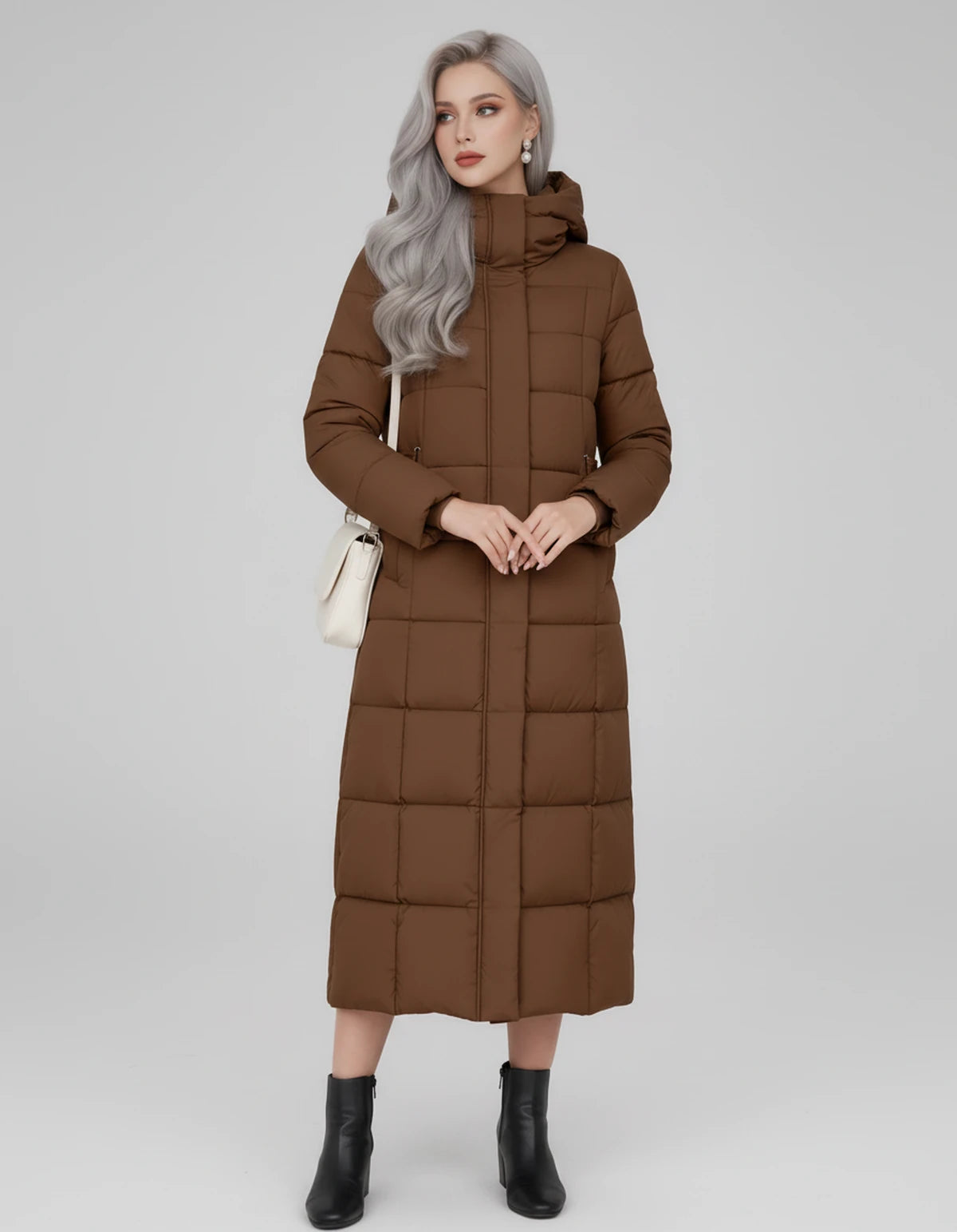Veronique Coat — Coffee | SKU: SD-52848-coffee-XS,SD-52848-coffee-S,SD-52848-coffee-M,SD-52848-coffee-L,SD-52848-coffee-XL,SD-52848-coffee-2XL