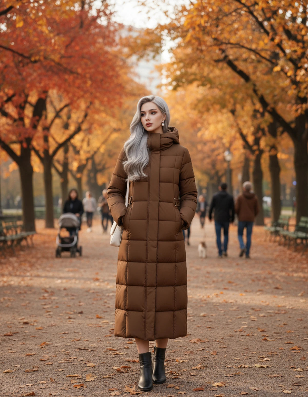 Veronique Coat — Coffee | SKU: SD-52848-coffee-XS,SD-52848-coffee-S,SD-52848-coffee-M,SD-52848-coffee-L,SD-52848-coffee-XL,SD-52848-coffee-2XL