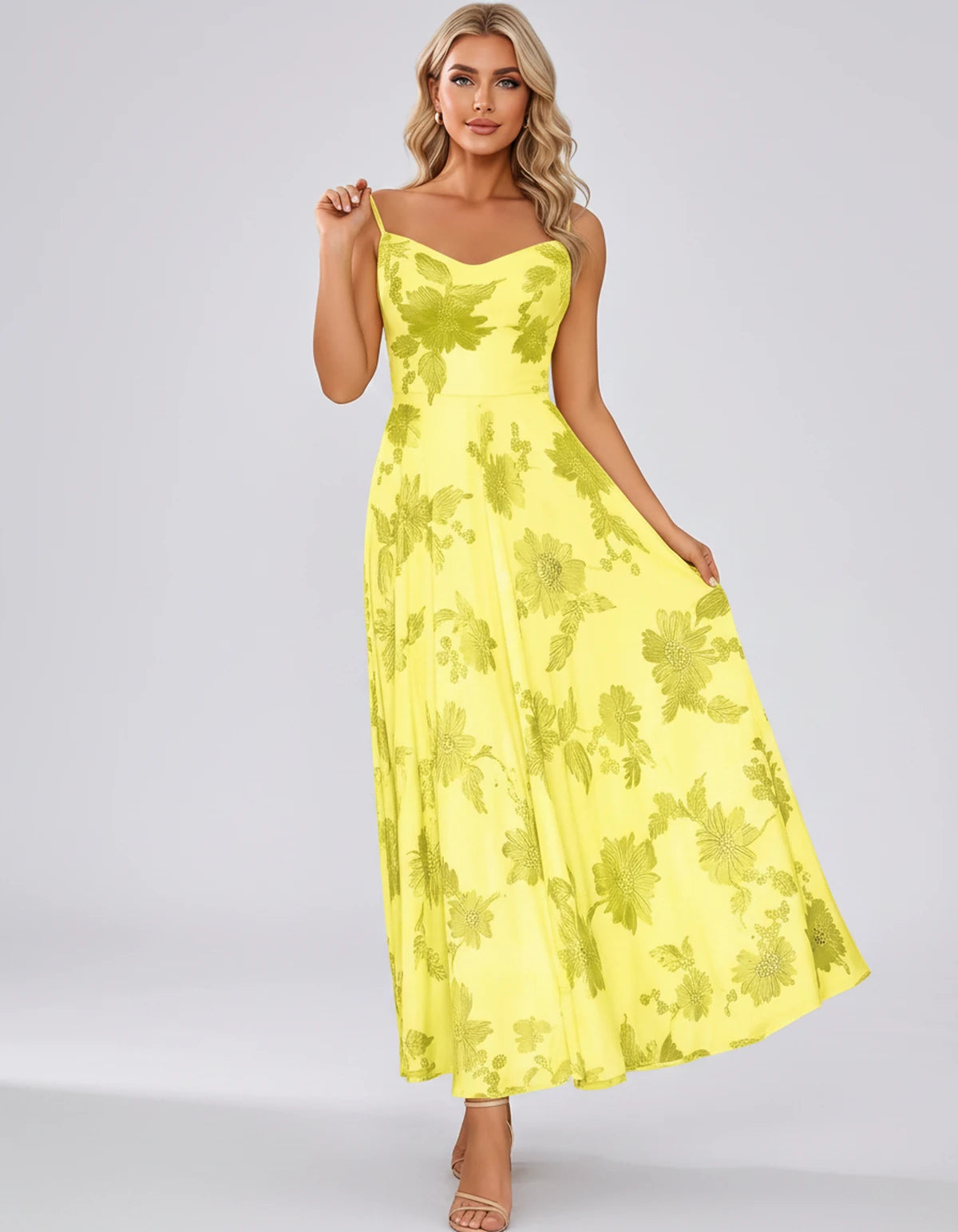 Vespertine Maxi Dress — Yellow | SKU: SD-20859-yellow-2,SD-20859-yellow-4,SD-20859-yellow-6,SD-20859-yellow-8,SD-20859-yellow-10,SD-20859-yellow-12,SD-20859-yellow-14,SD-20859-yellow-16,SD-20859-yellow-16W,SD-20859-yellow-18W,SD-20859-yellow-20W,SD-20859-yellow-22W