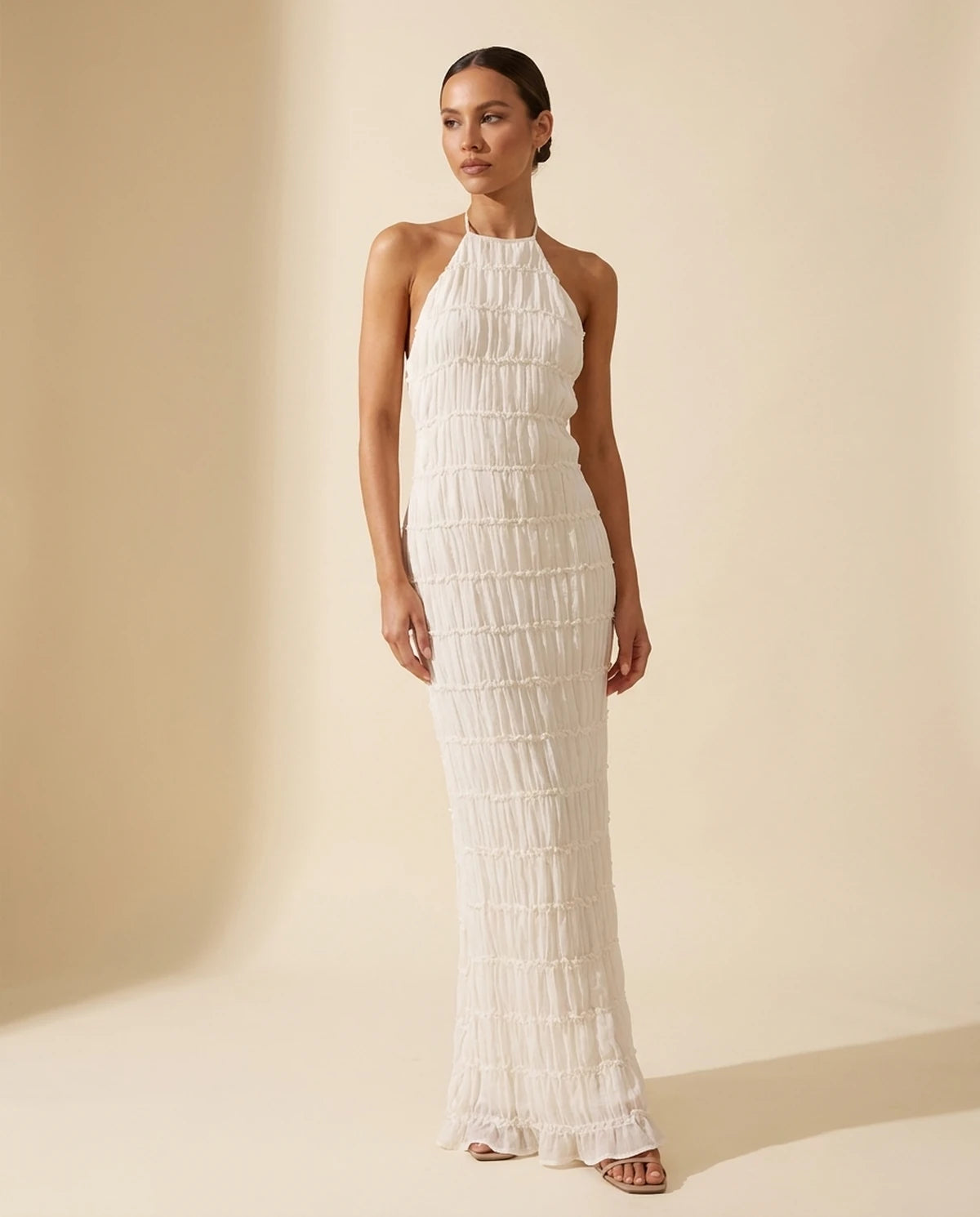 Escala Maxi Dress — White