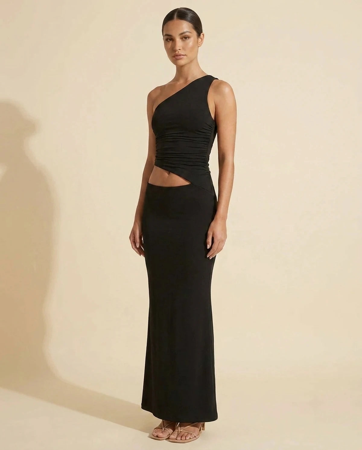 Evadne Maxi Dress — Black