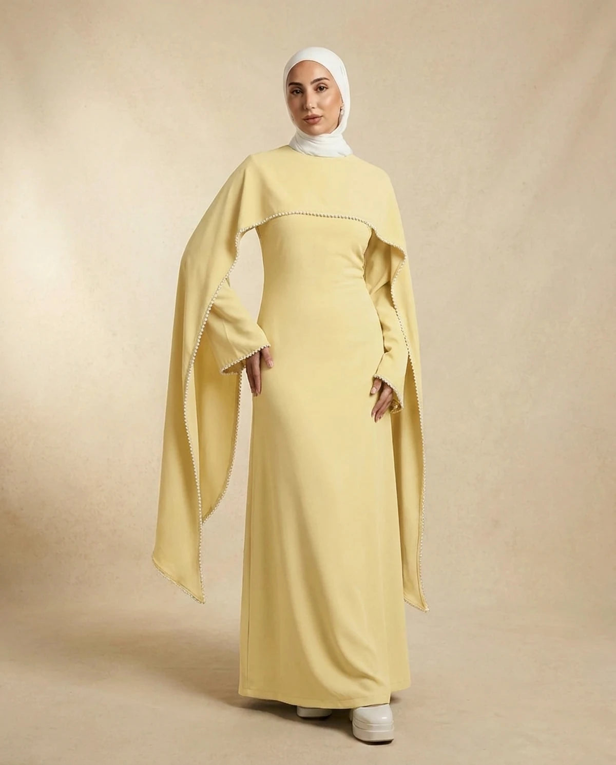 Fiorella Maxi Dress — Yellow