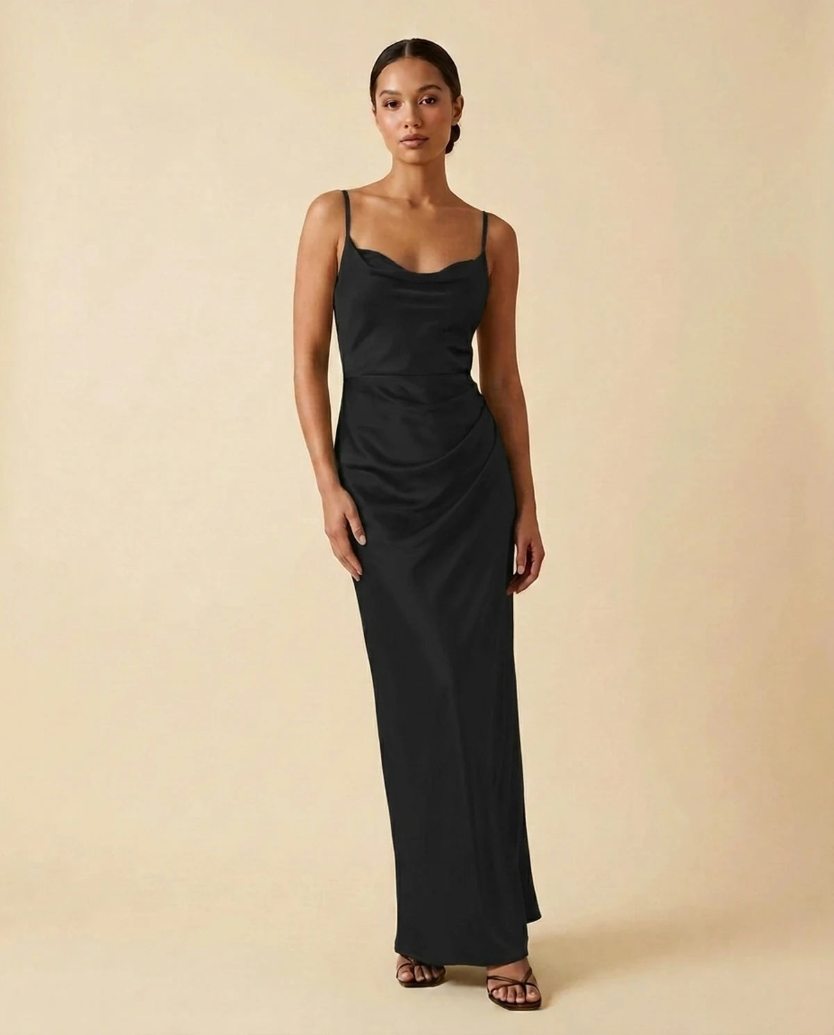 Fialka Maxi Dress — Black