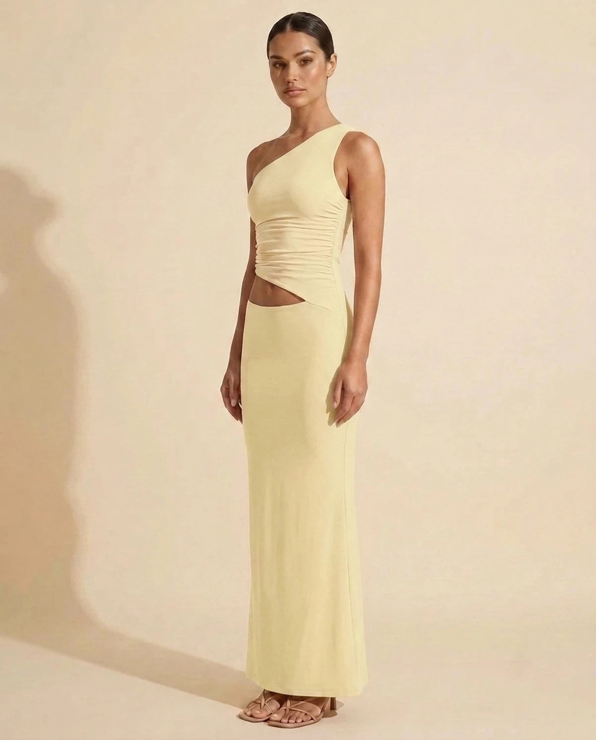 Evadne Maxi Dress - Yellow