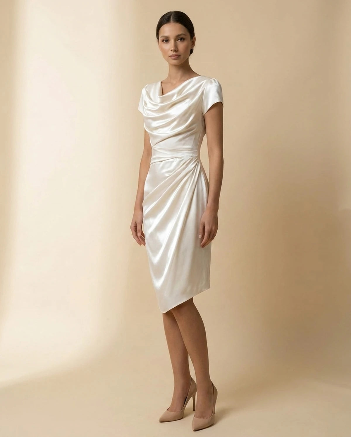 Firenze Midi Dresses — White