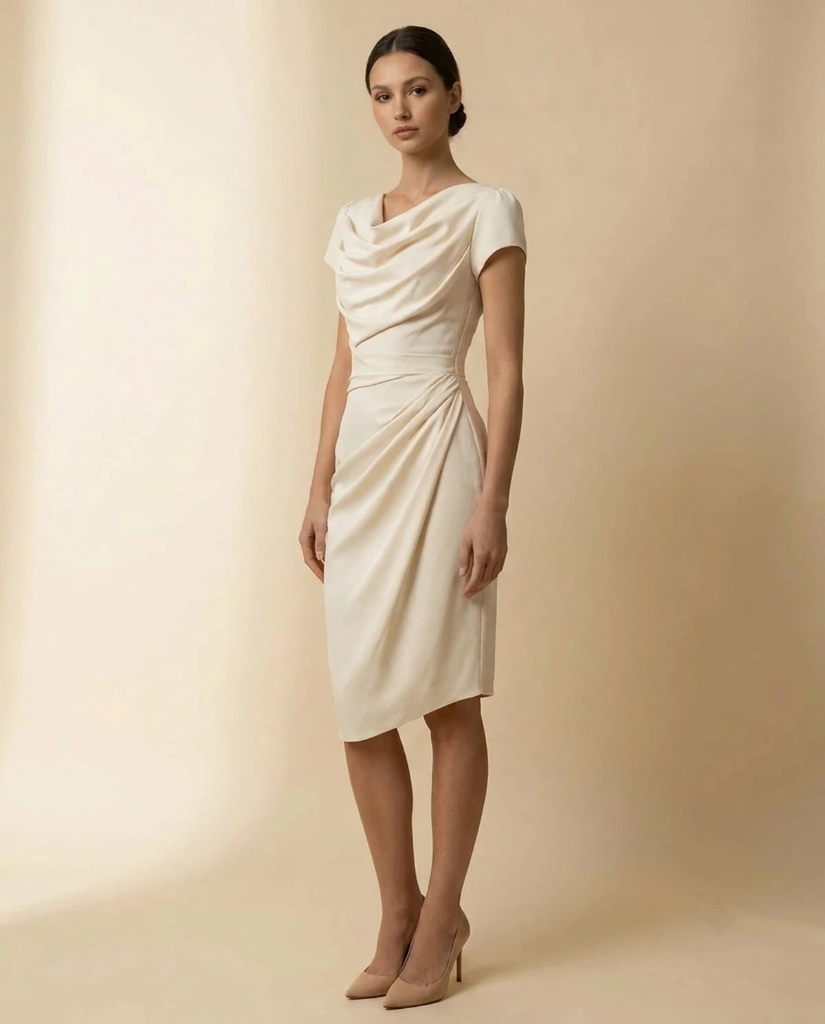 Firenze Midi Dresses — Black