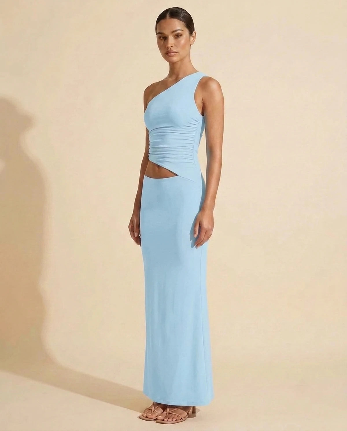 Evadne Maxi Dress - Light Blue