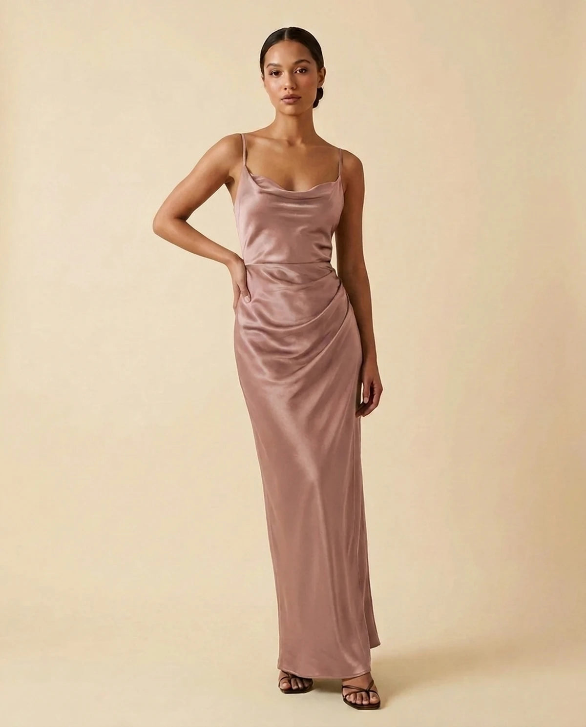 Fialka Maxi Dress — Dusty Rose | SKU: SD-20423-dustyrose-L,SD-20423-dustyrose-M,SD-20423-dustyrose-S,SD-20423-dustyrose-XL,SD-20423-dustyrose-XS