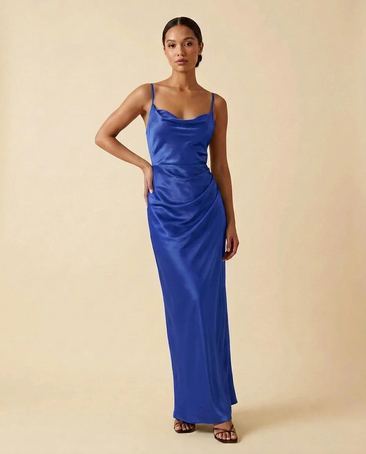 Fialka Maxi Dress — Royal Blue | SKU: SD-20423-royalblue-L,SD-20423-royalblue-M,SD-20423-royalblue-S,SD-20423-royalblue-XL,SD-20423-royalblue-XS