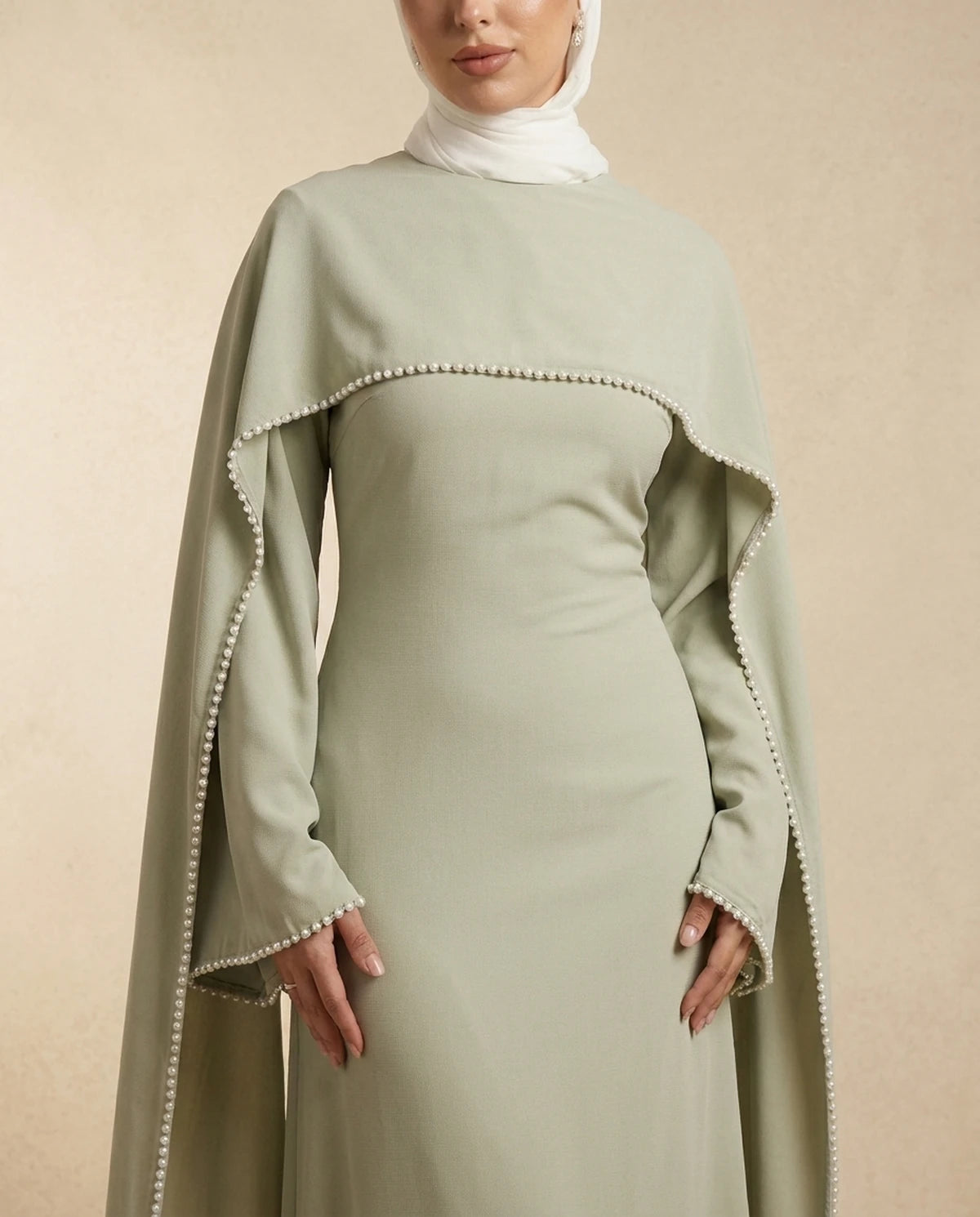 Fiorella Maxi Dress — detail | SKU: SD-33436-lightgreen-XS,SD-33436-lightgreen-S,SD-33436-lightgreen-M,SD-33436-lightgreen-L,SD-33436-lightgreen-XL