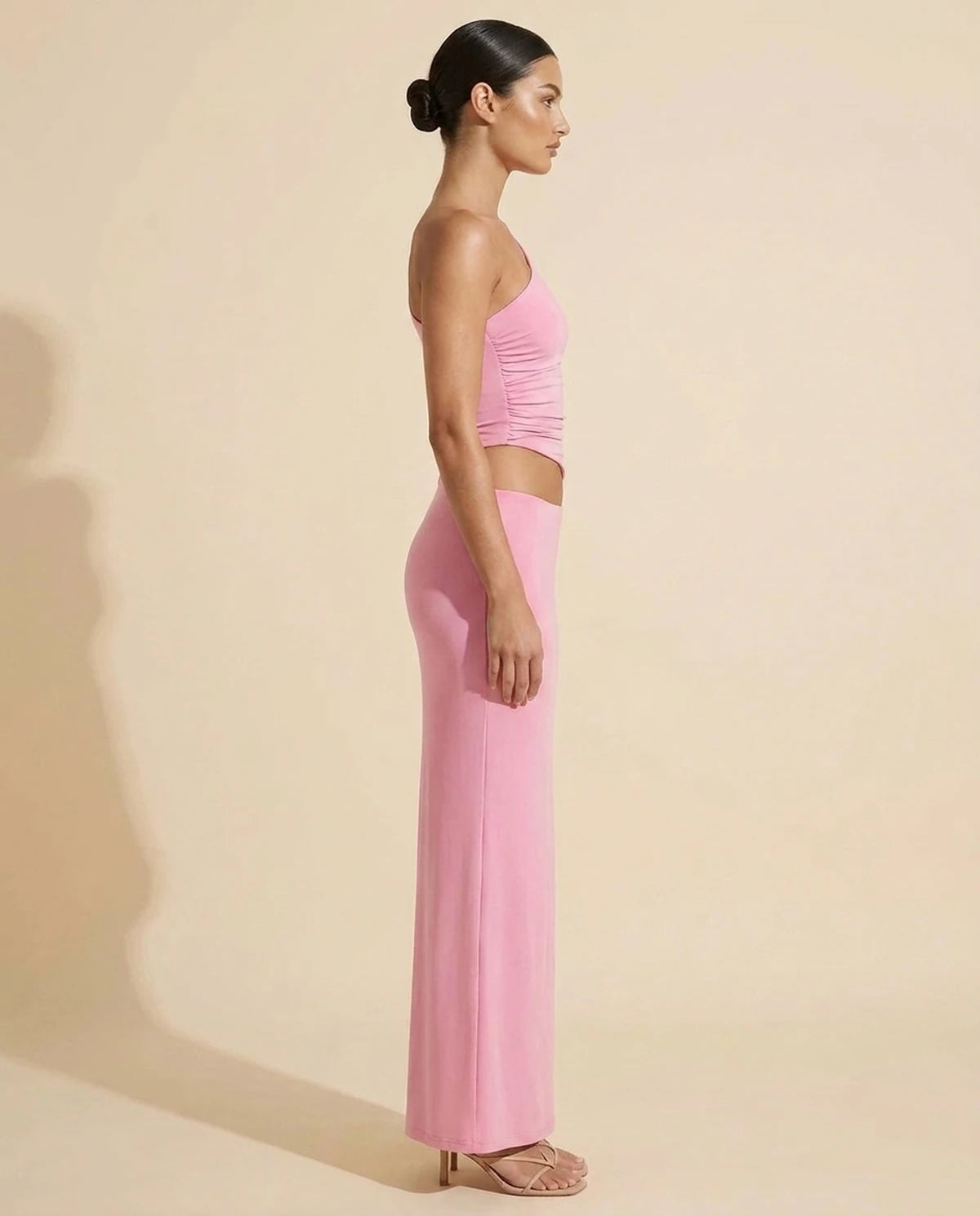 Evadne Maxi Dress — Pink | SKU: SD-40154-pink-L,SD-40154-pink-M,SD-40154-pink-S,SD-40154-pink-XL,SD-40154-pink-XS
