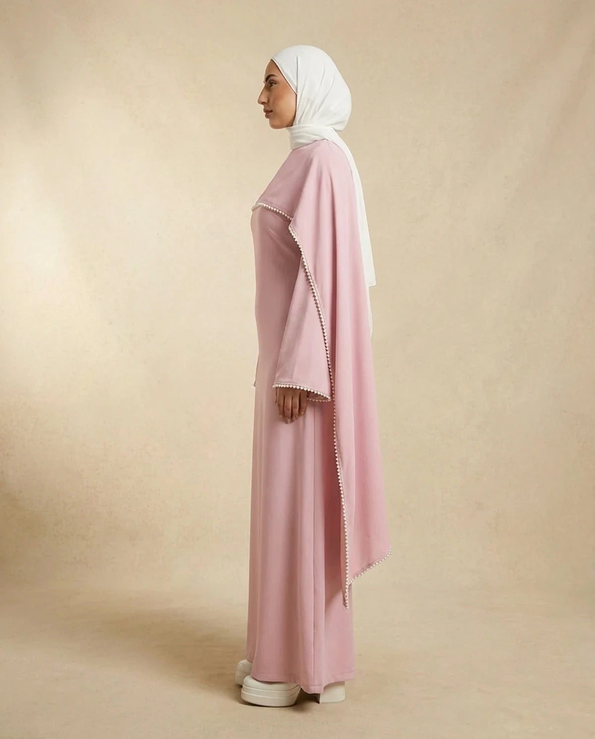 Fiorella Maxi Dress — Pink | SKU: SD-33436-pink-L,SD-33436-pink-M,SD-33436-pink-S,SD-33436-pink-XL,SD-33436-pink-XS