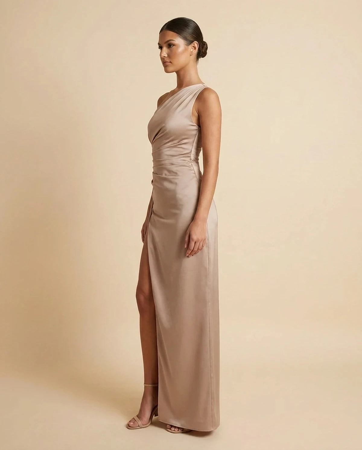Fenella Maxi Dress — Apricot | SKU: SD-31197-apricot-L,SD-31197-apricot-M,SD-31197-apricot-S,SD-31197-apricot-XL,SD-31197-apricot-XS