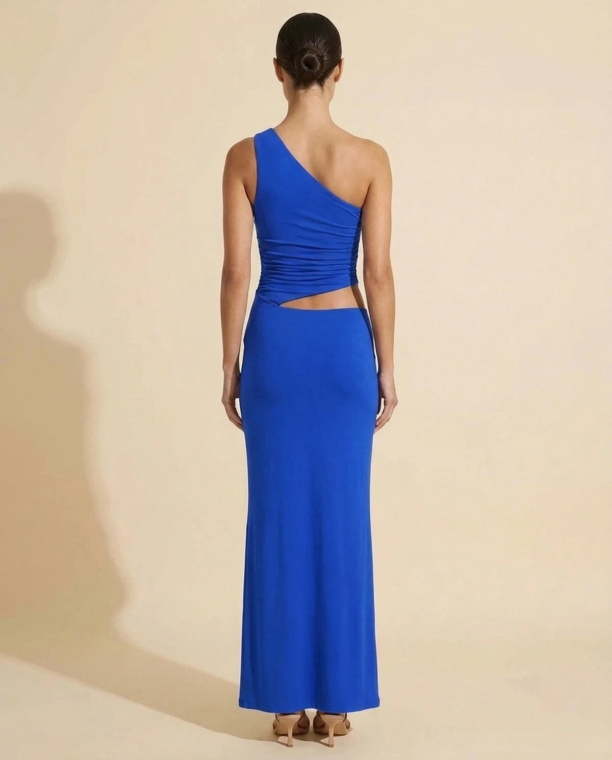 Evadne Maxi Dress — Blue | SKU: SD-40154-blue-L,SD-40154-blue-M,SD-40154-blue-S,SD-40154-blue-XL,SD-40154-blue-XS