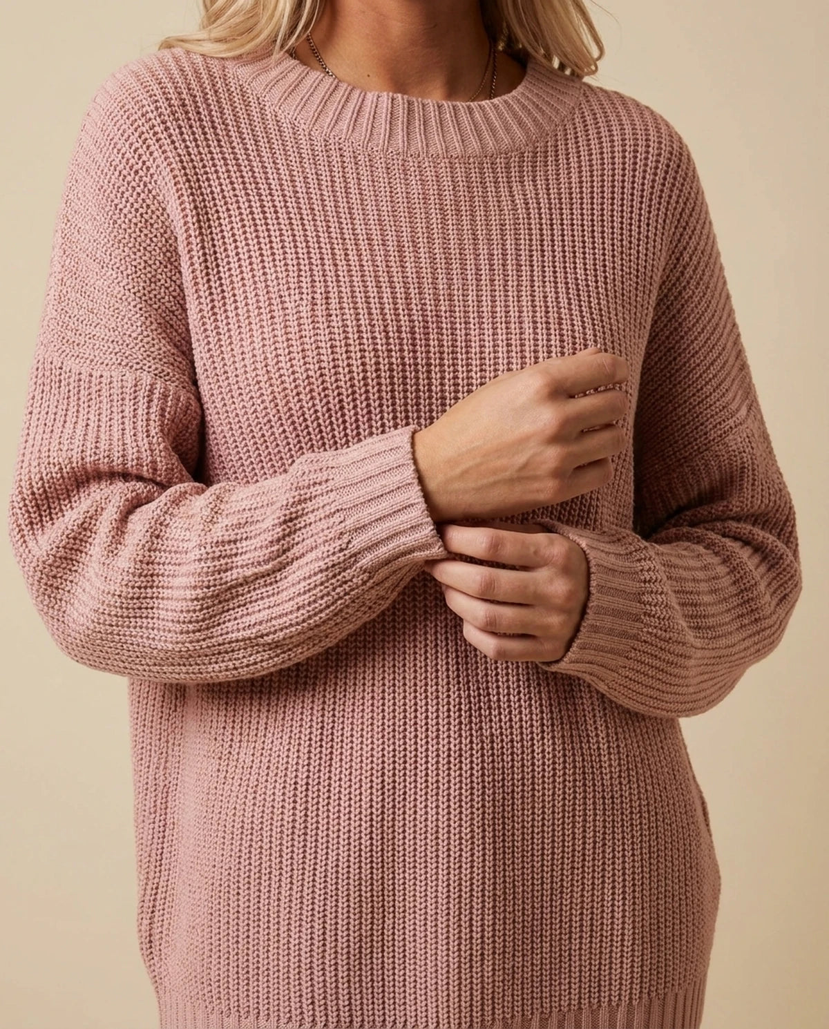 Arcadia Sweater — Pink