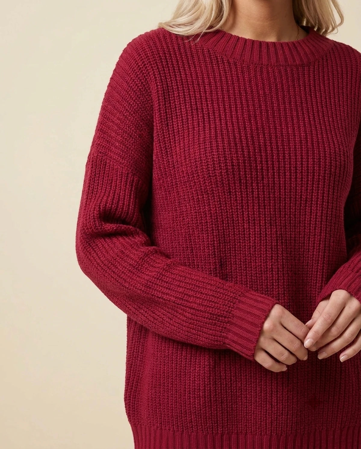 Arcadia Sweater — Red