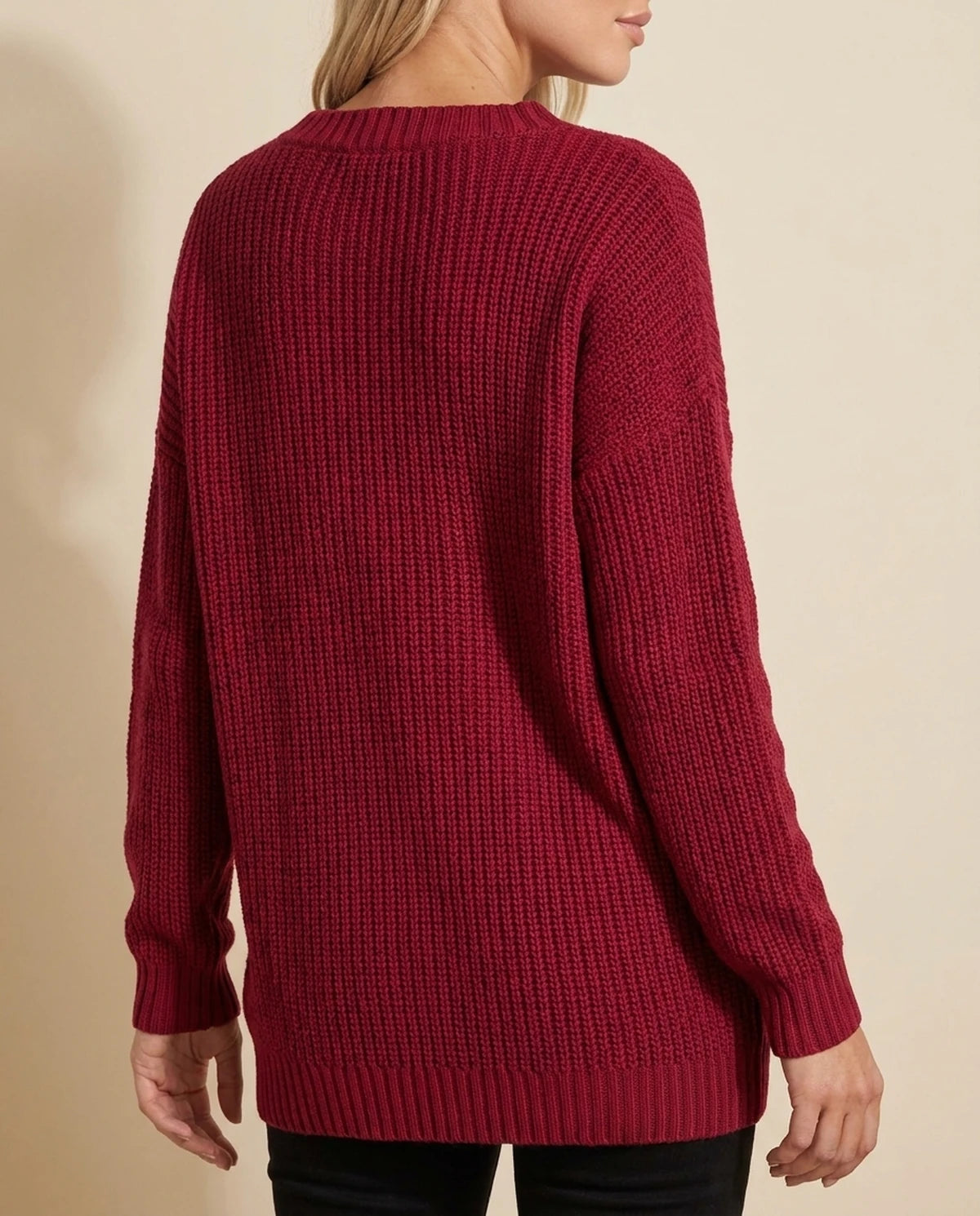 Arcadia Sweater — Red | SKU: SD-02497-red-2XL,SD-02497-red-L,SD-02497-red-M,SD-02497-red-S,SD-02497-red-XL,SD-02497-red-XS