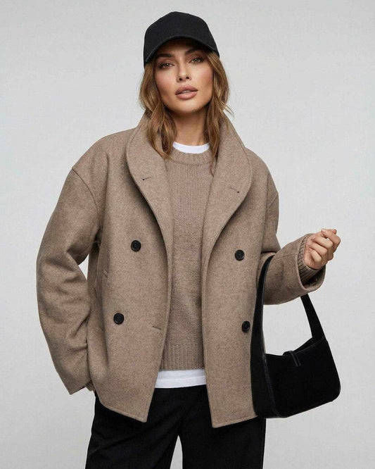 Verona Jacket by Lauven – Women’s oversized jacket perfect for fall workwear and modern layering.